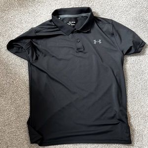 UNDER ARMOUR  polo kids size XL black
